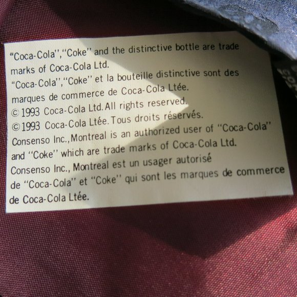 Coca Cola 1993 Vintage 100% Silk Neck Tie - Picture 7 of 7
